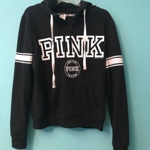 Victoria Secret PINK half-zip hoodie